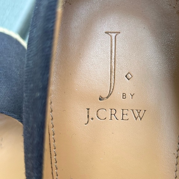 J. Crew Seville Espadrilles Wedges Navy Women’s Size 7 - Picture 2 of 6